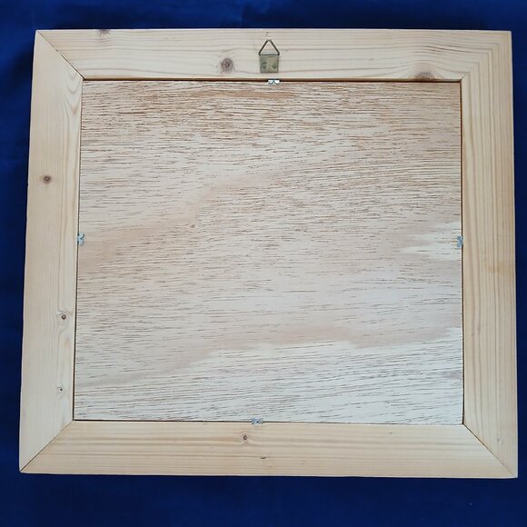 Winter Scene Custom Framed Picture 17x15.5” Landscape Wall Art - Picture 3 of 4